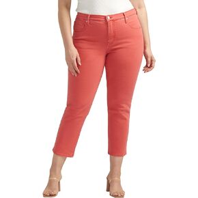 JAG Women's Plus Size Cassie Mid Rise Cropped Pants