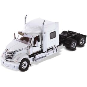 Diecast Masters International Lonestar Sleeper Cab Truck Tractor, SFFA Tandem with 72" Sleeper | 1:50 Lone Star Scale Model Semi Trucks | White Diecast Model by Diecast Masters 71024
