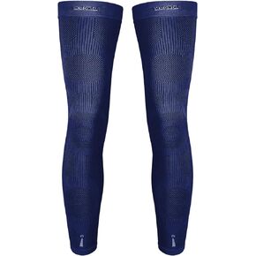 Incrediwear Leg Sleeve 2pk – Full Length Long Leg Sleeve for Leg Pain Relief & Muscle Recovery, Helps Reduce Swelling & Inflammation, Promotes Circulation, Leg Sleeves for Men & Women (Navy, Large)