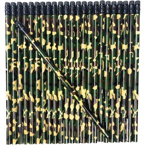 Camouflage Pencils, Tactical Pencils, Military, Hunting Pencils. American Made (24 pencil set)