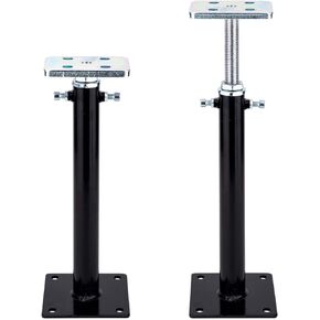 2 Pack Adjustable Floor Jack,Basement Jack Post Floor Joist Jacks,House Floor Jacks,Telescoping Jack for Temporary Support, Adjustment Range 12"-16"