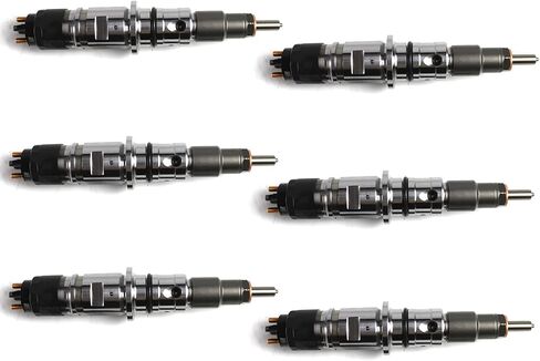 PANGOLIN 0445120050 0445120185 68027067AA Fuel Injector Common Rail Injector 6PCS for 07-12 Dodge RAM 2500/3500 Cummins 6.7L Pickup 4X4 Aftermarket Parts in Saudi Arabia