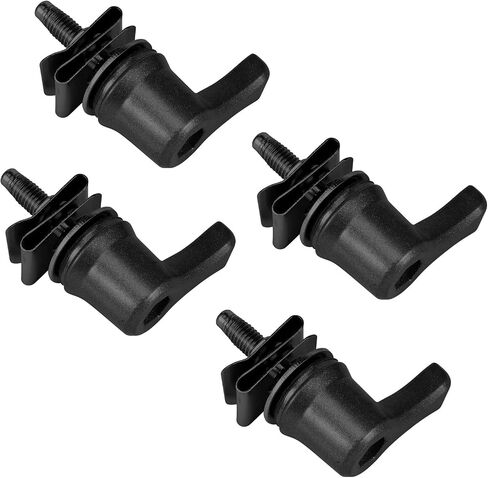 Saddlebag Mounting Hardware，Motorcycle Bag Bolts Theft Deterrent System Lock Fastener Bolt Nut Fit for Harley Touring Road King Street Glide Road Glide (Black) in Saudi Arabia