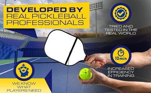 Pickleball DINKTRAINER - Use Trainer When No Match with Buddy, Balls are Green with Ball on String, Pickleballs Offer Practice rebounder Training That aids dinks, Practice Like a Pro in Saudi Arabia