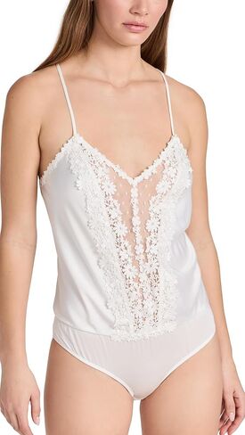 Women's Showstopper Charmeuse Lace Teddy in Saudi Arabia