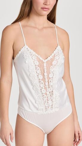 Women's Showstopper Charmeuse Lace Teddy in Saudi Arabia