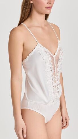 Women's Showstopper Charmeuse Lace Teddy in Saudi Arabia