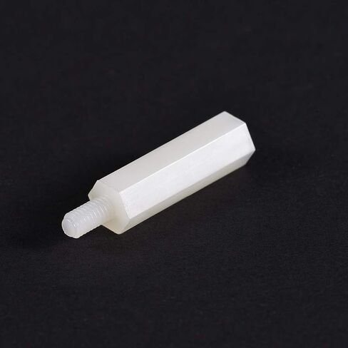 uxcell M3x7mm+6mm Male-Female Hex Nylon PCB Motherboard Spacer Standoff for FPV Drone Quadcopter, Computer & Circuit Board White 150pcs in Saudi Arabia