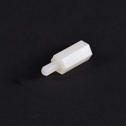 uxcell M3x7mm+6mm Male-Female Hex Nylon PCB Motherboard Spacer Standoff for FPV Drone Quadcopter, Computer & Circuit Board White 150pcs in Saudi Arabia