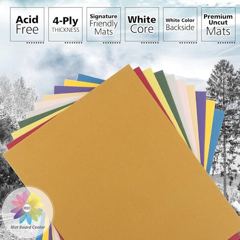 مركز لوحة السجادة، 10 عبوات مقاس 8.5 × 11 لوحات حصيرة غير مقطوعة بألوان مختلطة/ألواح دعم للحرف اليدوية والإطارات والصور والمزيد in Kuwait