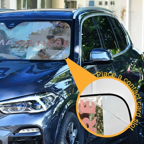 Chic Tie Dye Peace Sign Car Windshield Sun Shade Rainbow Colorful Art Foldable UV Ray Sun Visor Protector Sunshade to Keep Your Vehicle Cool (53" x 23.5") in Kuwait