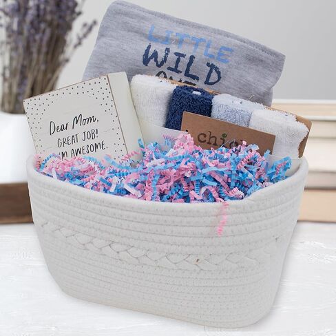 MagicWater Crinkle Cut Paper for Gift Baskets - 10LB - Pink- Perfect for Shredded Paper Filler, Basket Filler, Gift Boxes, Bridesmaid Gifts, Christmas Stuffers & More – Ideal for All Occasions in Saudi Arabia