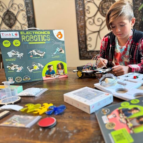 Butterfly Edufields 10in1 STEM Robotics Kit for Kids 8-12-14, Robot Kit for 8-10, Electronics for Kids 8-12, Engineering Kits for Kids Age 8-12, Science Kits for Kids Age 12-14, Circuit Board for Kids in Kuwait