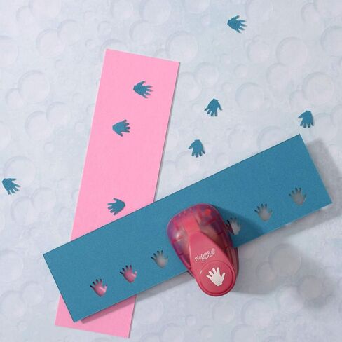 خرامة ورق Vaessen Creative Craft مقاس XS، يدوية، للمشروعات التي تصنعها بنفسك، سجل القصاصات، صناعة البطاقات والمزيد، متعددة الألوان، 5 × 3.4 × 3.8 سم in Kuwait