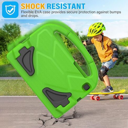 حافظة SUPLIK للأطفال لهاتف Samsung Galaxy Tab A 8.0 بوصة 2019 فقط (SM-T290/T295)، حافظة Galaxy Tab A 8.0 2019 مع واقي شاشة، غطاء واقٍ متين بمقبض مقاوم للصدمات، وردي in Kuwait