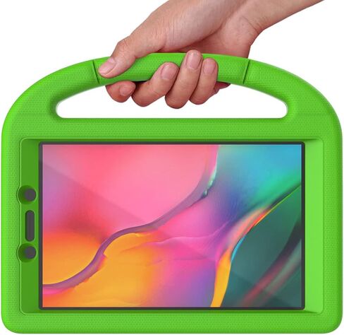 حافظة SUPLIK للأطفال لهاتف Samsung Galaxy Tab A 8.0 بوصة 2019 فقط (SM-T290/T295)، حافظة Galaxy Tab A 8.0 2019 مع واقي شاشة، غطاء واقٍ متين بمقبض مقاوم للصدمات، وردي in Kuwait