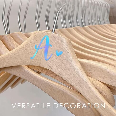 Set of 3 Single Letter Decal, Letter with Heart, Tumbler Decal, Monogram Vinyl Decal, Single Letter Monogram, Holographic Initials Decal, Car Decal, Cup Vinyl Sticker (E + Heart) in Kuwait