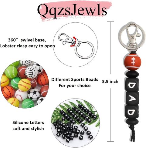 Dad Gifts for Father’s Day, Sports Dad Keychain for Birthday Christmas from Daughter Son Wife in Saudi Arabia