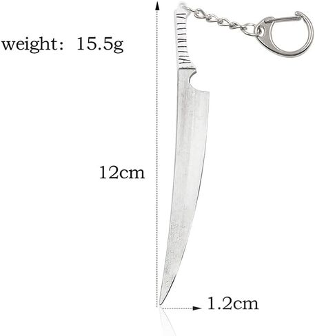 SONGCHANGJEWELRY Ichigo Kurosaki Weaponry Sword Keychains - Quality Zanpakutou Keychains Bleach Anime Gifts For Men Teens in Saudi Arabia