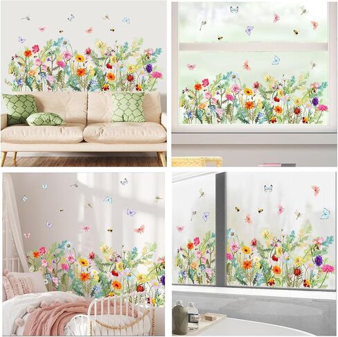 2PCS Home Decoration Sticker, Wall Quotes Decor Stickers Window Decals for Glass Wood Windows Wall Stickers for Kid Bedroom Living Room Window Clings for Smooth Surface (Bird) in Saudi Arabia