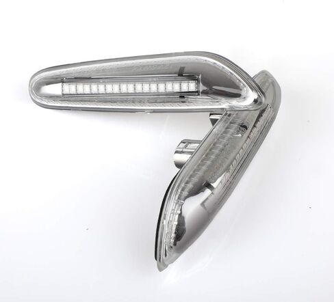 Rui Xin 213 Amber LED Side Marker Turn Signal Light 2 قطعة لـ B M W E90 E91 E92 E93 E46 E53 X3 E83 X 1 E84 E81 E82 E87 E88 (عدسة مدخنة) in Kuwait