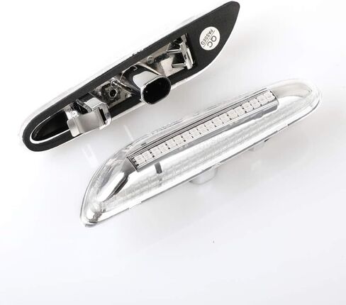 Rui Xin 213 Amber LED Side Marker Turn Signal Light 2 قطعة لـ B M W E90 E91 E92 E93 E46 E53 X3 E83 X 1 E84 E81 E82 E87 E88 (عدسة مدخنة) in Kuwait