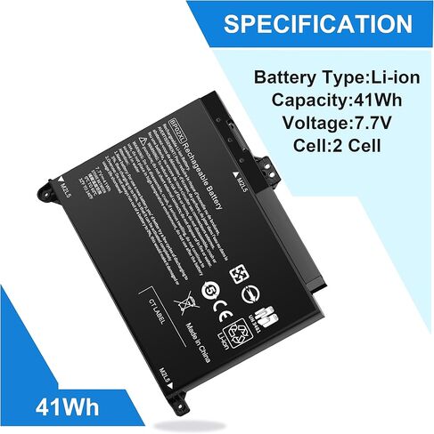 بطارية BP02XL جديدة لجهاز HP Pavilion PC 15-AU010WM 15-AU018WM 15-AU151WM 15-AU161WM 15-AU123CL 15-AW053NR 15-AW002LA TPN-Q172 HSTNN-UB7B HSTNN-LB7H BPO2XL 849569-421 8499 09-850 849909-855 in Kuwait