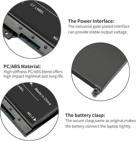 بطارية BP02XL جديدة لجهاز HP Pavilion PC 15-AU010WM 15-AU018WM 15-AU151WM 15-AU161WM 15-AU123CL 15-AW053NR 15-AW002LA TPN-Q172 HSTNN-UB7B HSTNN-LB7H BPO2XL 849569-421 8499 09-850 849909-855 in Kuwait