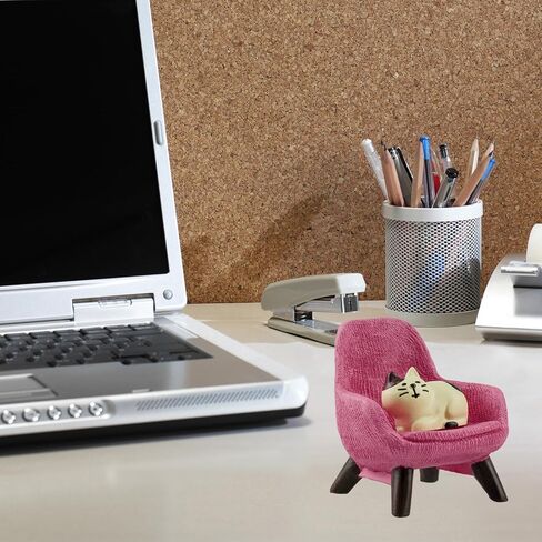 Miniature Frog Figurines - Funny Frog Sculpture for Shelf, Desk Decoration - Frog Desk Accessories - Perfect Cute Frog Gift for Frog Lovers（Rocking Chair） in Saudi Arabia