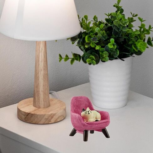 Miniature Frog Figurines - Funny Frog Sculpture for Shelf, Desk Decoration - Frog Desk Accessories - Perfect Cute Frog Gift for Frog Lovers（Rocking Chair） in Saudi Arabia
