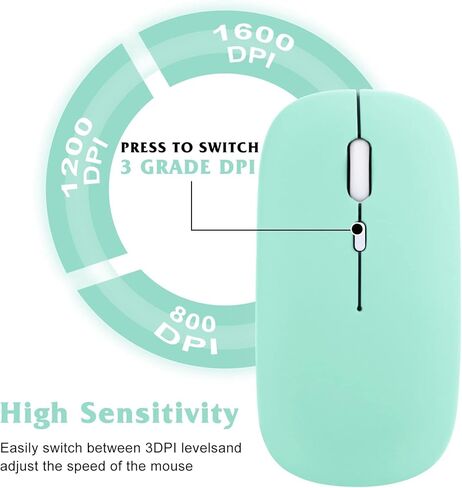 Rechargeable Bluetooth Keyboard and Mouse Combo Ultra Slim for Samsung Galaxy S22 S23 5G and All Bluetooth Enabled Android/PC-Baby Pink Keyboard with Baby Pink RGB LED Mouse in Kuwait