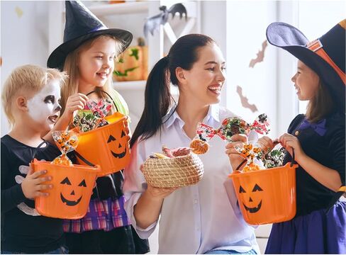 150 قطعة من أكياس حلوى السيلوفان للهالوين، أكياس حلوى الهالوين، خفافيش اليقطين، جمجمة شبح شفافة، حقيبة هدايا تشيلو مع 210 ربطات ملفوفة، حقائب للوجبات الخفيفة لمستلزمات حفلات الأطفال ومفضلات خدعة أو حلوى in Kuwait