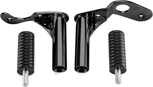 Passenger Foot Peg Rear Crash Bars Chrome Compatible with 2018-2024 Harley Softail Street Bob Low Rider Heritage Softail Classic in Saudi Arabia