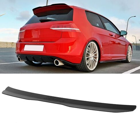 KIMISS Rear Roof Spoiler, Hatchback Car Universal Rear Roof Spoiler Wing Trunk Tail Replacement for MK1 Mk2 Mk3 MK4 MK5 MK6 MK7 2000-2021 in Saudi Arabia