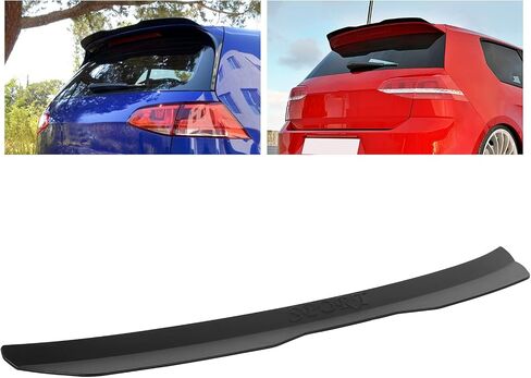 KIMISS Rear Roof Spoiler, Hatchback Car Universal Rear Roof Spoiler Wing Trunk Tail Replacement for MK1 Mk2 Mk3 MK4 MK5 MK6 MK7 2000-2021 in Saudi Arabia