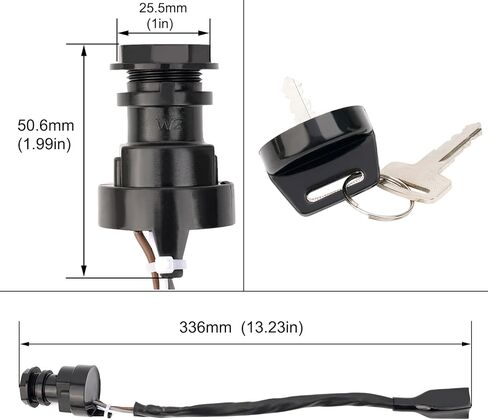 Ignition Key Switch ‎27005-56719 for Kawasaki Brute Force 650 KVF650 2005-2013 / Brute Force 750 KVF750 2005-2017 / Prairie 700 KVF700 2004-2006 / KFX700 KSV700 2004-2009 in Kuwait