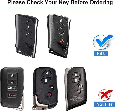 Key Fob Cover Compatible with Lexus,Real Carbon Fiber Key Fob Protector Fits for Lexus GX460 LC500 LS500 RZ450 RX350 ES350 NX 2018-2023 Remote Key Case,Red in Saudi Arabia