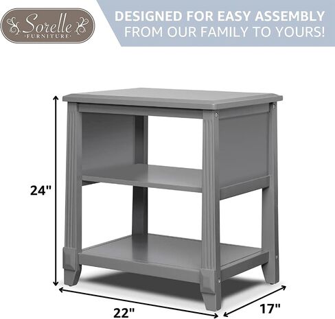 Sorelle Furniture Berkley Baby Dresser – Dresser for Nursery, Kids Bedroom Furniture, Dresser Drawers, Nightstand for Child’s Room with Drawers, Nursery Furniture for Infant in Saudi Arabia