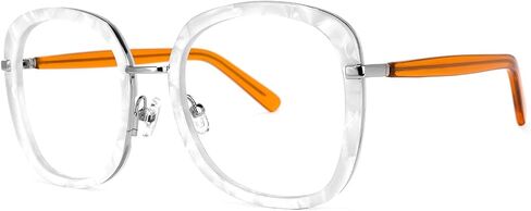 VOOGLAM Oversize Square Blue Light Blocking Glasses for Women Anti UV Eyestrain Eyewear Caroline in Saudi Arabia
