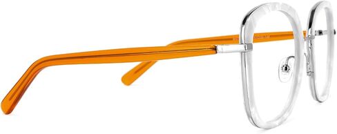 VOOGLAM Oversize Square Blue Light Blocking Glasses for Women Anti UV Eyestrain Eyewear Caroline in Saudi Arabia