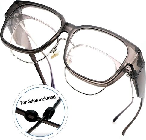Sehnsucht Anti Fog Fit Over Glasses Blue Light Glasses Over Glasses Safety Glasses Prescription Eyeglasses for Men Women in Saudi Arabia