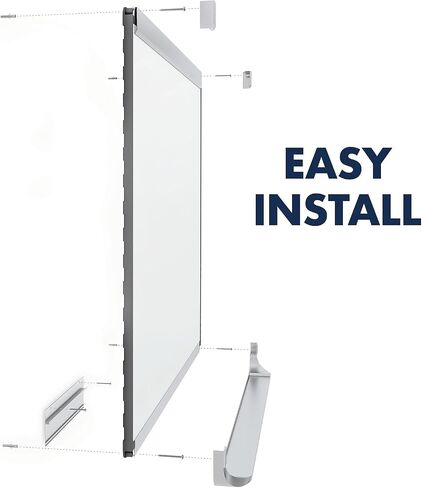 Quartet Prestige 2 Sliding Three Month Calendar Board, 3 x 2 Feet, Total Erase Surface (CMP32P2),Graphite, White in Saudi Arabia