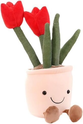 XZJMY 1Pack Succulents Plush Toy,Potted Plant Stuffed Plush Pillow Decoration,Cute Plants Plush Toy, Plush Toy Gift for Kids Girls (Khaki,Succulents) in Saudi Arabia