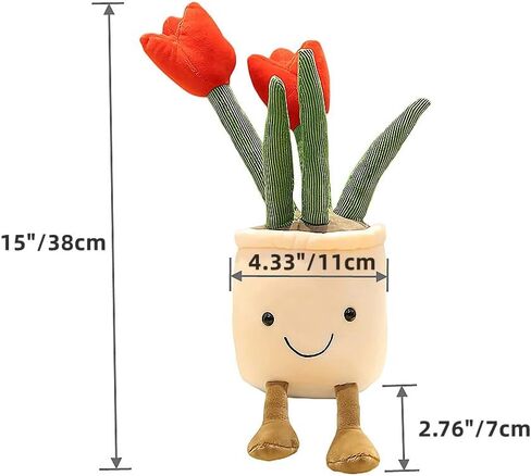 XZJMY 1Pack Succulents Plush Toy,Potted Plant Stuffed Plush Pillow Decoration,Cute Plants Plush Toy, Plush Toy Gift for Kids Girls (Khaki,Succulents) in Saudi Arabia