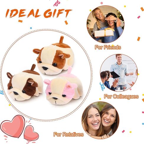 Sumind 9 Pcs Mini Plush Dog Stuffed Animals Bulk Dog Plush Party Favors for Easter Goodie Bag Fillers Baby Show Birthday(Curly Puppy) in Saudi Arabia