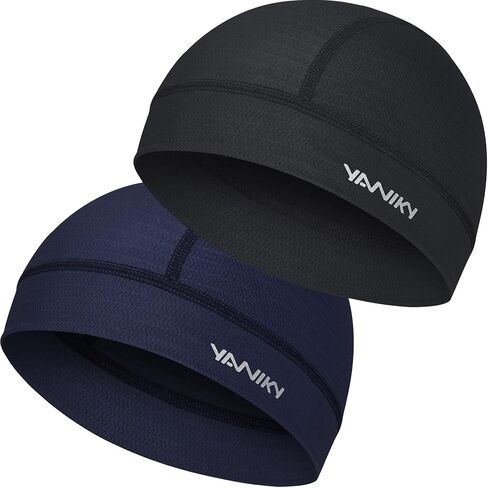 Skull Caps for Men Helmet Liner Cycling Cap Women Sweat Wicking Cap Running Hats Soft Breathable Skull Cap Sports Hat in Kuwait