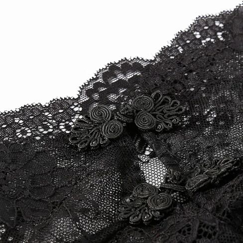 Lace Black Full Face Mask Sexy Fully Hollowed Perspective Mesh Headwear Women Private Masquerade Ball Party Holiday Party Outfits (black) in Saudi Arabia