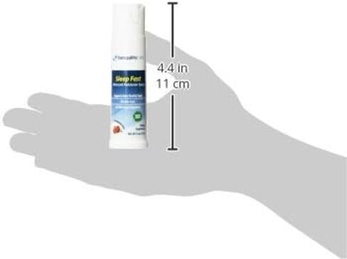 النوم السريع - رذاذ الميلاتونين عن طريق الفم للنوم - 32 جرعة - معزز بجذور الناردين، بلسم الليمون، البابونج، مزيج مهدئ B6، نكهة الرمان (25 مل) من Tranquility Labs in Kuwait