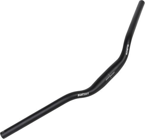 Satori ROXETTA الرحلات والرحلات دراجة دراجة سبائك الألومنيوم اجتاحت الظهر شقة الناهض المقود 31.8x660mm - ارتفاع 37 مم - اكتساح 30 درجة in Kuwait