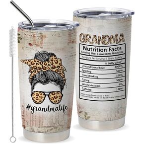 Grandma Gift , Grandma Tumbler With Straw, Grandma Birthday Gift, Grandma Coffee Cup, Gigi Mug, Mimi Tumbler, Grammy Gifts From Grandchildren, Grandma Travel Mug, Present on Mothers Day, Christmas